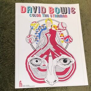 David Bowie Color the Starman Adult Coloring Book